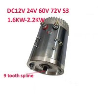 12V 24V 48V 72v 800W/4kw moteur de puissance hydraulique moteur à courant continu pour chariot élévateur plate-forme élévatrice de table