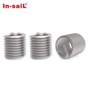 304สแตนเลสลวดด้ายแทรกนิ้วหัวแม่มือถั่วสำหรับโลหะขดลวดซ่อมแซมด้วยด้าย UNC 4-40 10-32 6-32 - Product Image 1