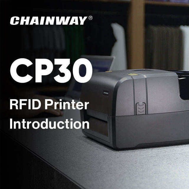 CHAINWAY CP30 203dpi/300dpi Thermal Transfer/Direct Thermal 3.5-Inch Enterprise Desktop UHF RFID Label Encoder Printer in Stock