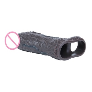 Extensor de Pene SXXY de 17 cm de Longitud, Color Negro, Funda para Pene, Accesorio para Retrasar la Eyaculación, Juguetes Sexuales para Parejas - Product Image 5