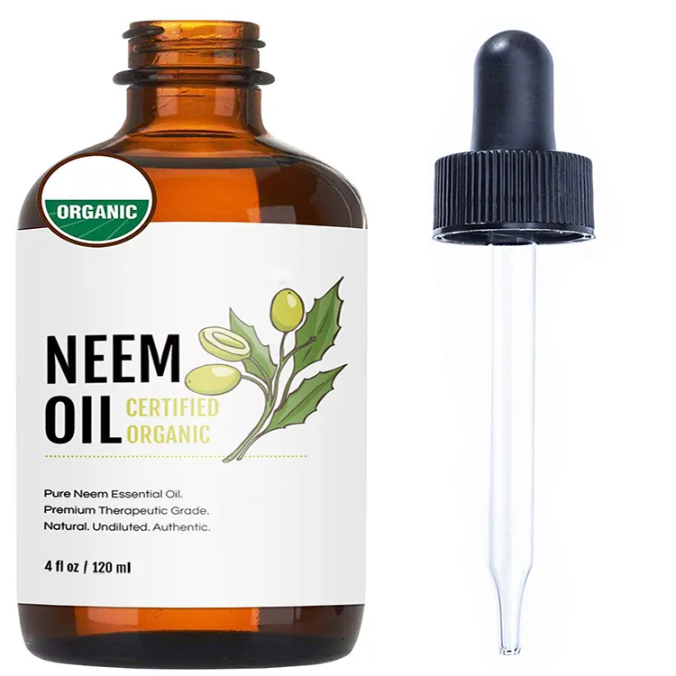New arrival Effective For Skin Care & Hair Care Neem Oil Custom Label Rich In Essential Fatty Acids And Vitamin E Essential Oil