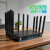 Gateway 5G para Toda la Casa Preparado para el Futuro: Router Tri-Banda WiFi 7 BE19000, SDX72/75, Mesh, CPE SIM NSA/SA NR para Hogares Inteligentes de Próxima Generación