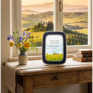 Beltrami Photo <b>Frame</b> <b>4x6</b> Silver Plated Made In Italy Metal <b>Frame</b> - Product Image 2