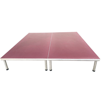Scène portable en aluminium à prix compétitif 	 Scène de concert extérieure mobile en aluminium robuste pour événements et mariages