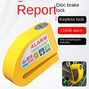 Toptan Dayanıklı Çelik Elektrikli <span class=keywords><strong>Alarm</strong></span> Yüksek Güvenlikli Hırsızlık Önleyici Koruma Bisiklet Disk Fren Kilidi-Bisiklet Aksesuarları - Product Image 3