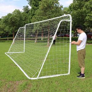 KWO Vente en gros sur le terrain Cible de tir professionnelle 24 pieds Grande porte en acier pour enfants Portable Gate Soccer Pop Up Poteaux de but de football - Product Image 1