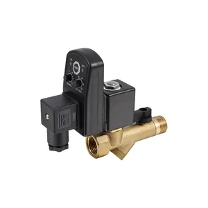 Factory New OPT Water Drain Electronic Solenoid Valve With Pneumatic Timer