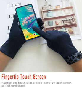 Bayanlar için toptan kış rüzgar geçirmez kadife sürüş eldiven düz şık dokunmatik açık bisiklet kullanımı - Product Image 4