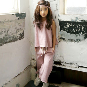 Veste de sport et pantalon large pour filles, ensemble deux pièces pour filles, vêtements pour enfants, acheter directement auprès du fabricant chinois - Product Image 2