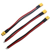 Xt30 Xt60 Xt90 connecteur de cordon d'alimentation 2P mâle femelle prise d'amarrage modèle d'avion Drone batterie au Lithium cuivre PVC pour automobile