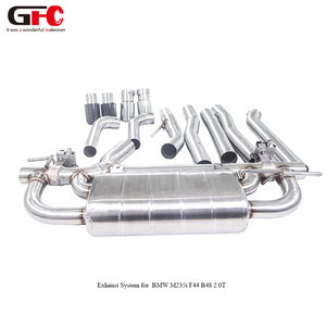 Escape Catback Electrónico con Válvulas GFC de Ajuste Directo, Acabado Pulido y Cepillado, para BMW M235i <span class=keywords><strong>Gran</strong></span> Coupé 2.0T con Doble Salida - Product Image 4