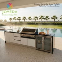 JOYEDA Units - Portes sur mesure en Australie - Petit ensemble de barbecue en acier inoxydable 316 pour la vente en gros - Appareils de cuisine extérieure modernes