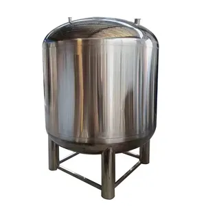 SS316 304 large water purification tank with 5000 liters of water treatment tank