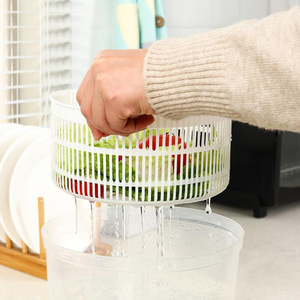 Essoreuse à salade quotidienne pratique de 3 litres pour légumes et fruits - Product Image 2