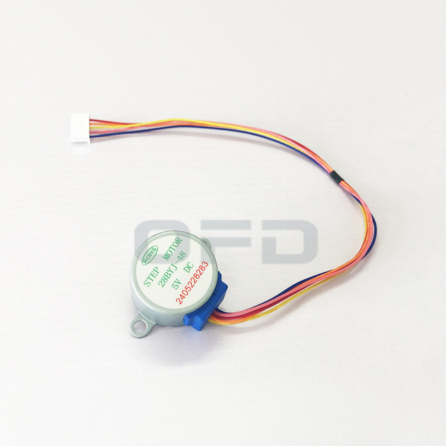 28BYJ-48 5VDC Step Motor DIY Toys Smart Car Output Speed Electric Small Mini DC Motor 4-Phase Gear Stepper Motor 28BYJ-48