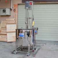 Mélangeur pneumatique mobile de levage à haut cisaillement Homogénéisateur de crème Machine à émulsifier