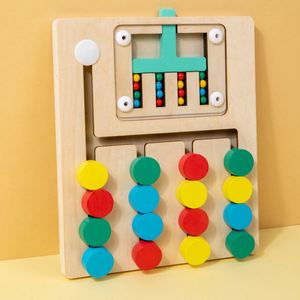 Juego Popular para Niños, Rompecabezas de Madera para el Desarrollo de la Lógica y el Pensamiento, Juego de Combinación de Colores - Product Image 5