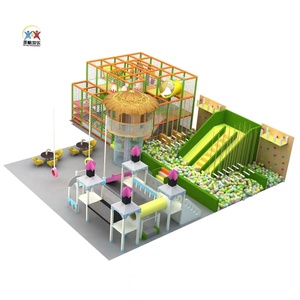 Multifunctional Kids Playground Indoor Amusement Park Equipment Small Indoor Playground with Climbing Wall