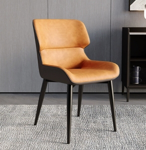 Fabrik Großhandels preis Komfortable Restaurant Leders essel Metall beine Modernes Esszimmers tuhl Set für Esszimmer möbel - Product Image 2