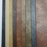 Fabricant de cuir artificiel, tissu synthétique tricoté PU sur mesure 310GSM pour manteau et veste