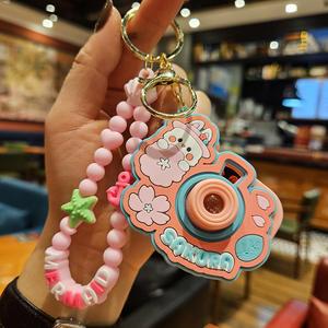 Lindo Mini flor de cerezo conejo océano diario proyección Cámara dibujos animados luminoso Aleación de Zinc lámpara de silicona <span class=keywords><strong>bolso</strong></span> de <span class=keywords><strong>mujer</strong></span> - Product Image 4