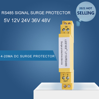 Parafoudre DC 0-24V 4-20mA RS485 2 fils pour signal, protection contre les surtensions PLC, parafoudre pour ligne de données, parafoudre SPD