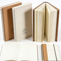 Carnets personnalisés en gros avec logo, journaux à spirale sur mesure, impression de couverture personnalisable, impression sur papier d'art et film