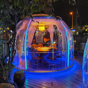 Tenda a Cupola in PC per Esterni con Bagno, Tenda Geodetica di Lusso per Glamping ed Eventi - Product Image 2