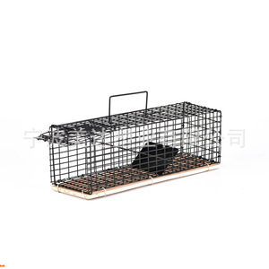 Trampa para Ratones Vivos de Acero Inoxidable Meida, Trampa Rectangular Portátil para Control de Animales Roedores - Product Image 4