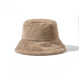 Sombreros de Pescador Unisex para Invierno, de Felpa, para Adultos, de Color Sólido, de Piel Sintética, Franela, Mezclilla, para las Cuatro Estaciones, Uso Diario, Casual, Fiestas, Pesca, Viajes - Product Image 1