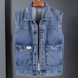 Chaleco Denim Vintage Para Hombre, Slim Fit Casual Chile
