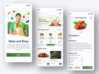 Kit de Software de Pedidos de Comida Móvil Compatible con MAC/Linux para Tiendas de Frutas y Verduras, con Plantilla de Interfaz de Usuario para Entrega de Comestibles Frescos