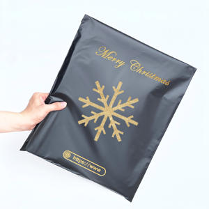 Custom Colorful Logo Christmas Biodegradable Packaging Package Polythene Courier Poly Mailer Shipping Mailing Bags for Tshirt - Product Image 4