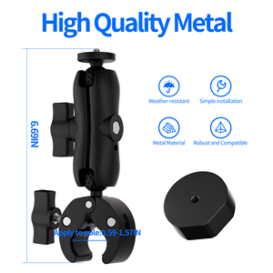 Adjustable Starlink <b>Mini</b> Pole Mount Compatible with Starlink <b>Mini</b> OEM Pipe Starlink Bracket Adapter For Car RV Roof Rack Yacht - Product Image 2