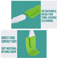 Spatule en silicone miniature en gros pour gâteaux et pâtisseries, grattoir à confiture et crème, outil de cuisson pour la pâtisserie, la cuisine et le mélange