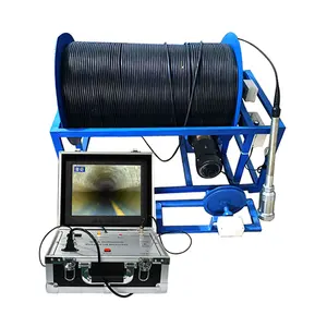กล้องดิจิตอล2000เมตรลึกใต้น้ำวิดีโอน้ำดีเจาะการตรวจสอบถังกล้อง Ip Borehole Televiewer