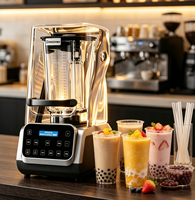 Mixeur Commercial Haute Vitesse Baiwin, Machine à Smoothies Robuste, Broyeur à Glace Haute Vitesse pour Restaurants, Cafés et Bars à Jus