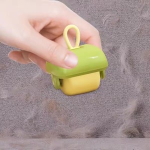 携帯用、再利用可能、環境に優しい、耐久性のあるプラスチック製の毛玉取りローラー、洗える粘着式ヘアリムーバー、家庭用、効果的 - Product Image 2