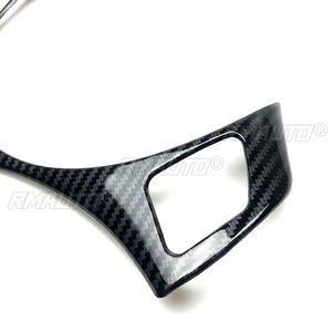 Pegatinas para Volante de Coche, Fibra de Carbono Real, Tira Decorativa Modificada, Cubierta de Marco, Adhesivo Decorativo para BMW Serie M3 E90 E92 E93 - Product Image 3