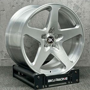 Jantes en alliage forgées Bku brossées 5x108 pour Ferrari F355 F512 F40 F50 360 Modena 308 348 328 <span class=keywords><strong>456</strong></span> <span class=keywords><strong>GTB</strong></span> 18 19 pouces, design de luxe - Product Image 1