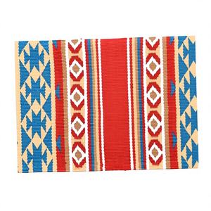 Manta de Lana Duradera de Alta Calidad para Caballos Estilo Western, Almohadillas de Silla de Montar Tejidas con Colores Personalizables para Venta al por Menor y al por Mayor - Product Image 1