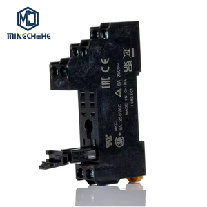 Industrial Relay Socket Base P2RFZ-08-E P2RFZ-05-E P2RF-08-E 8 <b>Pin</b> 5 <b>Pin</b> DIN Rail Mount for General Purpose Power Relay - Product Image 1