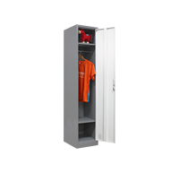 Armoire de rangement pour vêtements, 1 porte, métal, acier, meubles bon marché, casier à vêtements pour étudiants à vendre