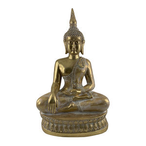 Statue de tête de <span class=keywords><strong>Bouddha</strong></span> géante écologique en résine craquelée pour la conception de paysages tropicaux, inspirée du style bouddhiste - Product Image 3