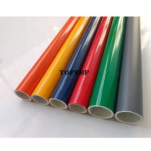 ท่อ GFRP ขนาด 16 มม. 20 มม. 25 มม. 30 มม. 36 มม. ท่อไฟเบอร์กลาสทรงกลมแบบทาสี - Product Image 1