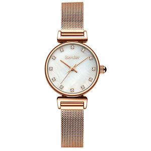 Montre-bracelet pour femme Ensemble de bracelets de mode Montre à quartz pour femme Montres de mariage de luxe Montre étanche <span class=keywords><strong>2022</strong></span> Vente en gros DY005 Cuir - Product Image 4
