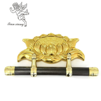 Poignée de cercueil à barre pivotante TX-Lotus Flower, quincaillerie de cercueil, accessoires décoratifs, ornement religieux, vente en gros