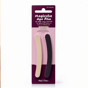 Magicare Curve Shape <b>Nail</b> <b>File</b> 80 Grit Single Double Side For Salon Self Care Manicure Beauty Tool - Product Image 3