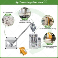 Mini machine semi-automatique de remplissage de poudre de piment Moringa et de mesin d'emballage de 2kg