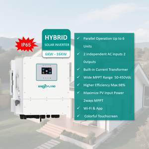 Système solaire hybride MPPT hors réseau 3kW 5kW 6kW 10kW 12kW IP65 à onde sinusoïdale pure, sortie simple/double, haute efficacité 90-280V - Product Image 3